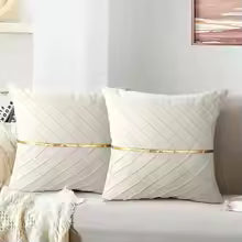 Geometric Velvet Throw Pillow Cover 45x45cm