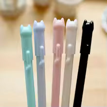 1-6-30 pcs Cute Kawaii Cat Gel Pen Cartoon Writing Office School Supplies Stationery Creative Sweet Lovely Pens
