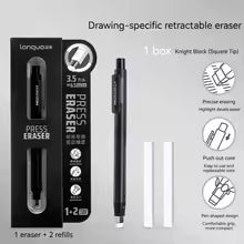 Push Type Pencil Eraser for Drawing & Writing