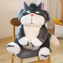 15–65cm Kawaii Lucifer Cat Plush Toy, Cute Stuffed Doll