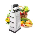 Stainless Steel 4-Sided Cheese Grater – Multifunctional Vegetable Slicer & Garlic Mincer