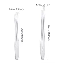 2Pcs Stainless Steel Tongs for Cooking, Non-Slip Grilling BBQ, Serving Salad, Turning Steak & Flipping Food Tongs Kitchen Tool
