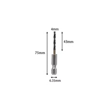 HSS Twist Drill Bit Set 4341 Steel Hex Shank 2-10mm