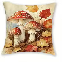 Autumn Fox Pumpkin Pillow Cover – Fall Decor