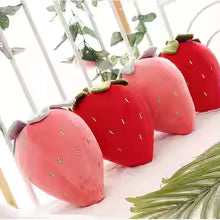 25/40CM Strawberry Plush Toy Pillow Soft Fruit Cushion