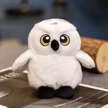 Cartoon Hedwig Owl Plush Toys Soft Stuffed Animal Plushie Shoulder Decor