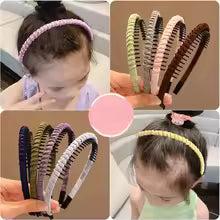 Korean Style Non-slip Kids Hair Hoop With Teeth for Baby Girls Toddler Bangs