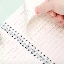 1 Pack Lined Paper Notebook 5.8 x 8.2 Inches College Ruled Spiral Notebook