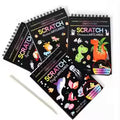 Rainbow Scratch Art Paper Set for Kids