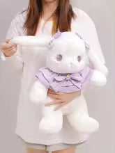 Kawaii Bunny Bear Plush Pillow, Soft Cuddly Stuffed Toy