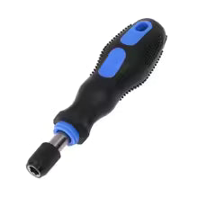 Hi-Spec 1/4 (6.35mm) Screwdriver Bit Holder Handle Multifunctional Bit Driver for Slotted Hex Torx Phillips Bit