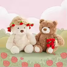 Rose Teddy Bear Plush Toy