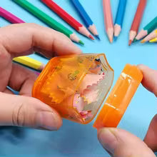 Double Hole Pencil Sharpener for Students