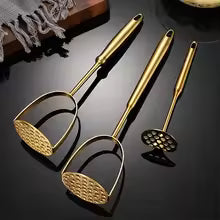 Stainless Steel Potato Masher & Food Crusher