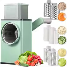 Multifunctional Rotary Vegetable Slicer & Chopper
