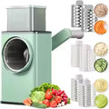 Multifunctional Rotary Vegetable Slicer & Chopper