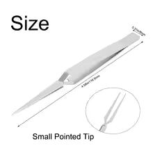 Stainless Steel Reverse Tweezers Precision IC Repair Tool