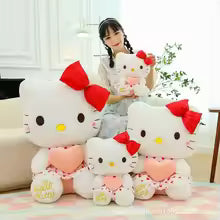 30cm Hello Kitty Plush Toy – Flower Dress