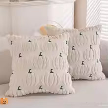 Fall Halloween Pumpkin Pillow Cover 18x18 Inch