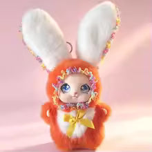 Cute Rabbit Plush Pendant – Vinyl Doll Keychain