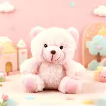 Mini Teddy Bear Plush Toy – Small Stuffed Animal
