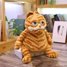 Fat Orange Tabby Cat Plush Toy