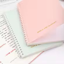 1 Pack Lined Paper Notebook 5.8 x 8.2 Inches College Ruled Spiral Notebook