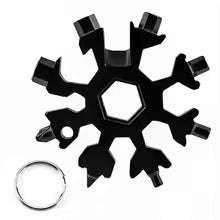 18-in-1 Multifunction EDC Snowflake Wrench Tool