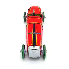 Retro Wind-Up Red F1 Racing Car Toy