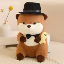 30cm Cute Otter Plush Toy, Soft Stuffed Animal Pillow