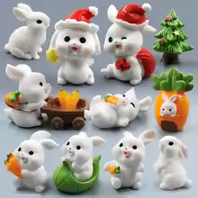 Mini Rabbit Figurine – Fairy Garden Decor