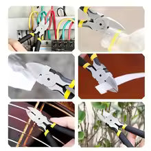 4/6/8 Inch Mini Outlet Forceps, Loaded Small Heavy Duty Wire Cable Cutter with Soft Anti-Slip Handle