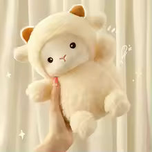 25cm Cute Sheep Plush Toy, Soft Kawaii Stuffed Animal