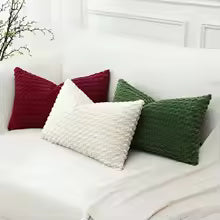 Rectangle Pillowcases 30x50CM Solid Color Decorative Throw Pillow Cover