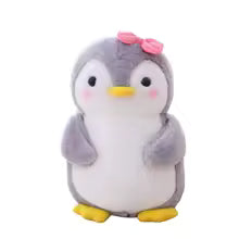 25cm Kawaii Penguin Plush Toy, Soft Stuffed Animal