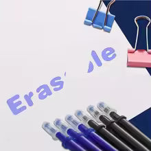 Colorful Erasable Pen Set With Erasable Refills for Shool Stationery Material
