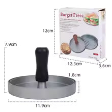 Burger Press Non-Stick Hamburger Patty Maker with Wax Paper Aluminum Burger Maker for Kitchen BBQ Grill