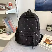 New Large Capacity Children's School Backpack Lightweight Bow Students Schoolbag School Bags Boys Girls Tutoring Bag Laptop Bag