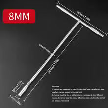 6-19mm T-Style Socket Wrench Hex Nut Key Extended Hex Screwdriver Automotive Repair Tool