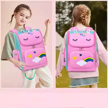 Kids School Backpack, Cute Unicorn Backpack for Girls & Boys