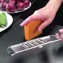 4-in-1 Stainless Steel Vegetable Grater – Potato, Carrot & Cucumber Slicer