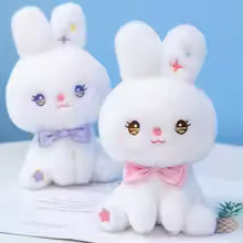 22/55cm Peep Bunny Plush Toy, Soft Easter Rabbit