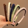 Korean Style Non-slip Kids Hair Hoop With Teeth for Baby Girls Toddler Bangs