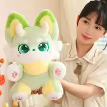 30/50CM Kawaii Phantom Fox Stuffed Animal Plush Toys Cartoon Fox Pillow
