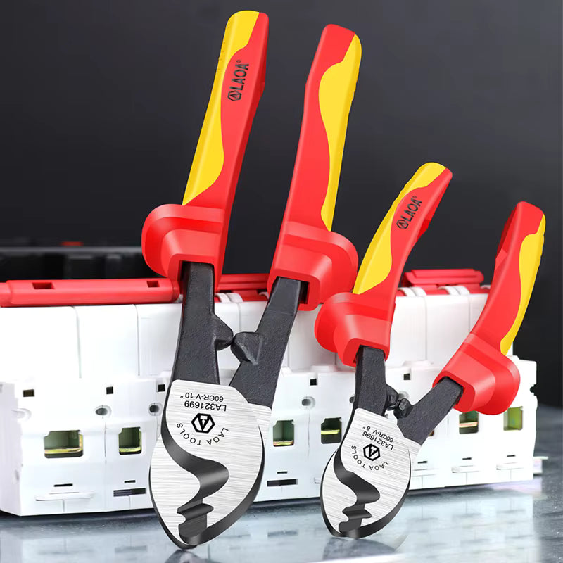 LAOA 1000V Insulated Cable Cutter Wire Stripping Pliers