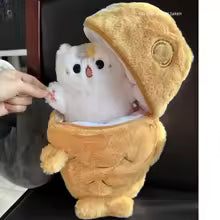 40/60/80cm Taiyaki Cat Plush Toy, Kawaii Stuffed Pillow