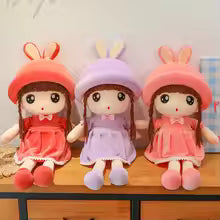 45cm Kawaii Bunny Girl Plush Doll