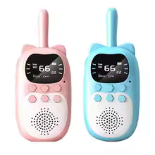 2 Pack Kids Walkie Talkies Rechargeable 3km Two Way Radio Communication Toys