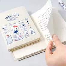 Sanrio Genuine Hello Kitty Cute Pu Notebook Cartoon Notepad Student Planner Stationery Gift
