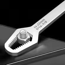 3-17/ 8-22mm Universal Torx Wrench Self-tightening Adjustable Wrench Board Double-head Torx Spanner Hand Tools for Factory
